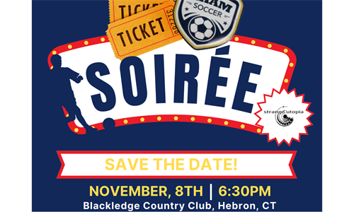 Soccer Soiree November 8th!  Get your tickets now!