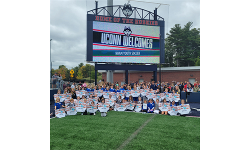 RHAM Day at UCONN Womens Soccer!